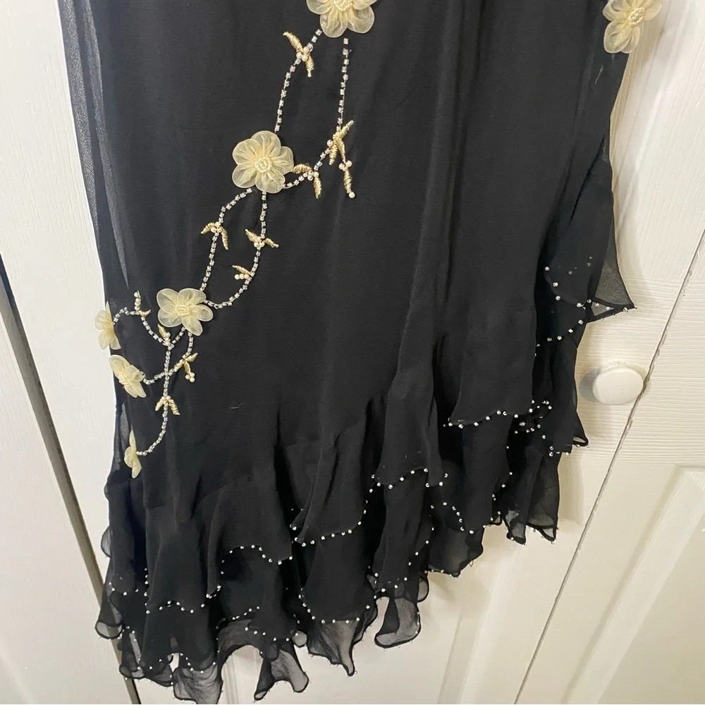 Vintage Y2K Spaghetti Strap Floral Dress